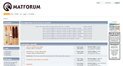 Desktop Screenshot of matforum.se