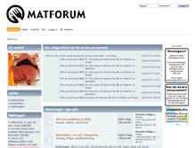 Tablet Screenshot of matforum.se